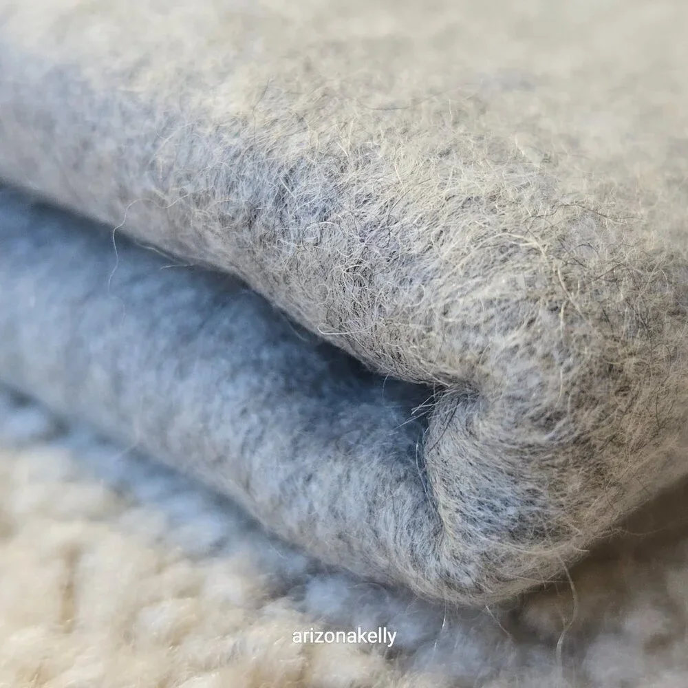 NWOT Reiss Cashmere Fringed Scarf 2-tone Grey - Picture 5 of 10